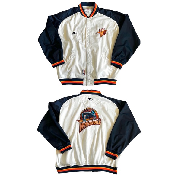 Vintage Other - VTG Golden State Warriors Starter Jacket Sz XL NBA Authentics Old Logo 90’s Y2K
